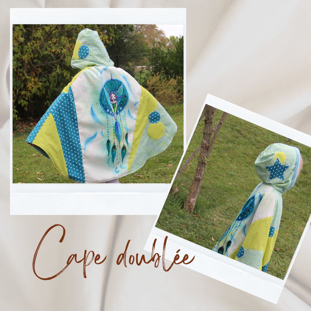Cape enfant fée attrape rêve