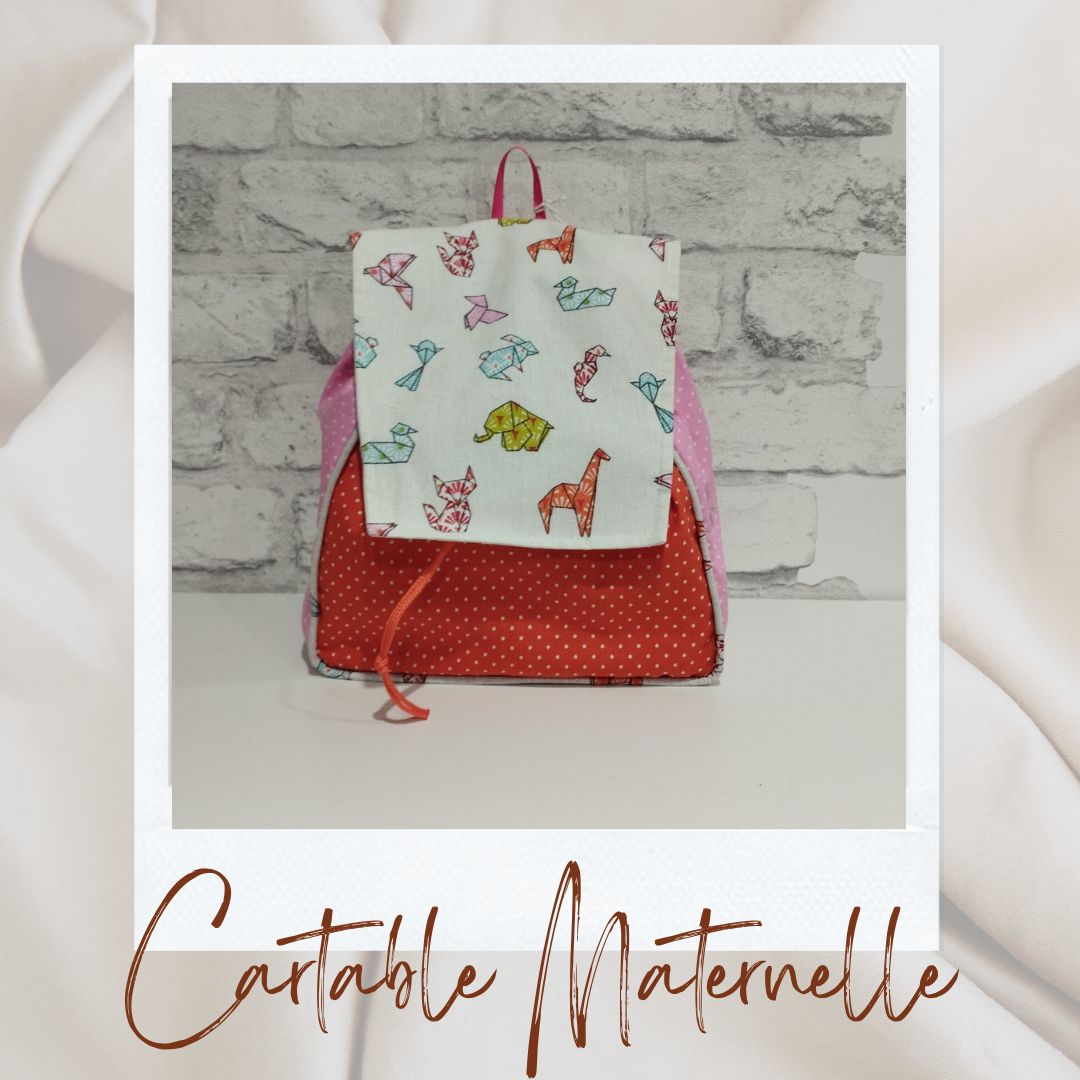 Catable maternelle origami orange