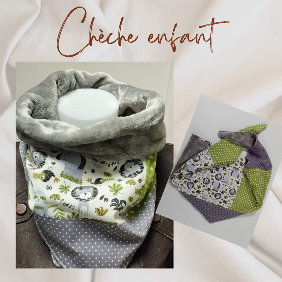 Chèche enfant animaux