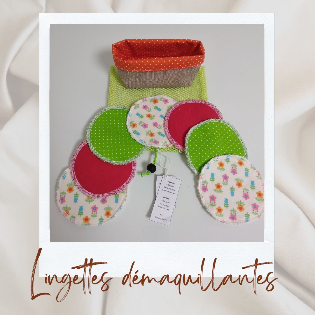 Lingette démaquillante vert1