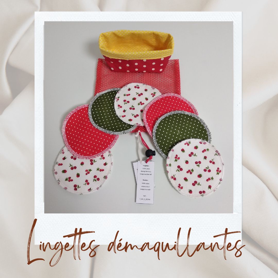 Lingette démaquillante rouge2