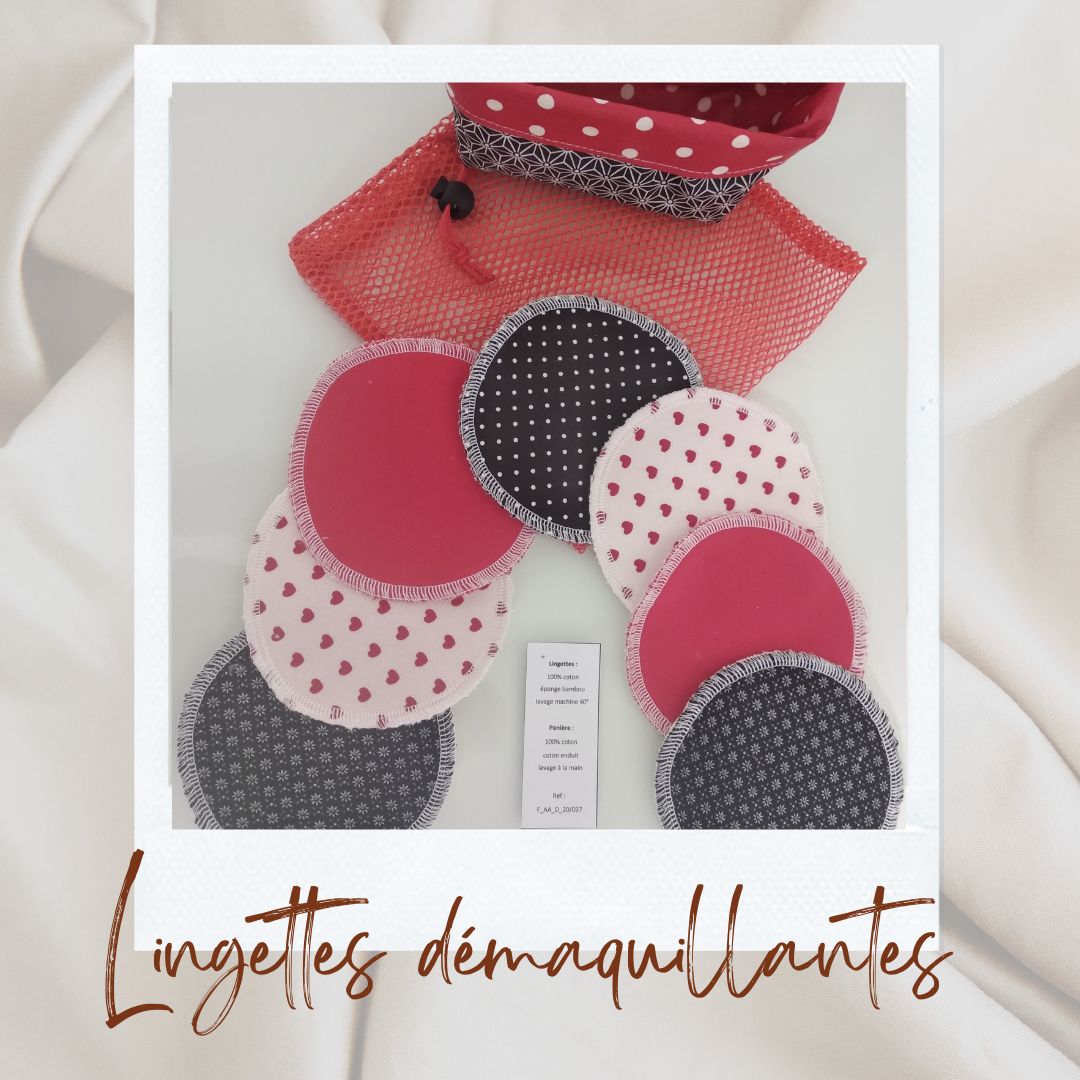 Lingette démaquillante rouge4