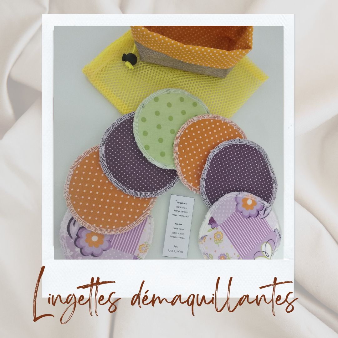 Lingette démaquillante jaune1