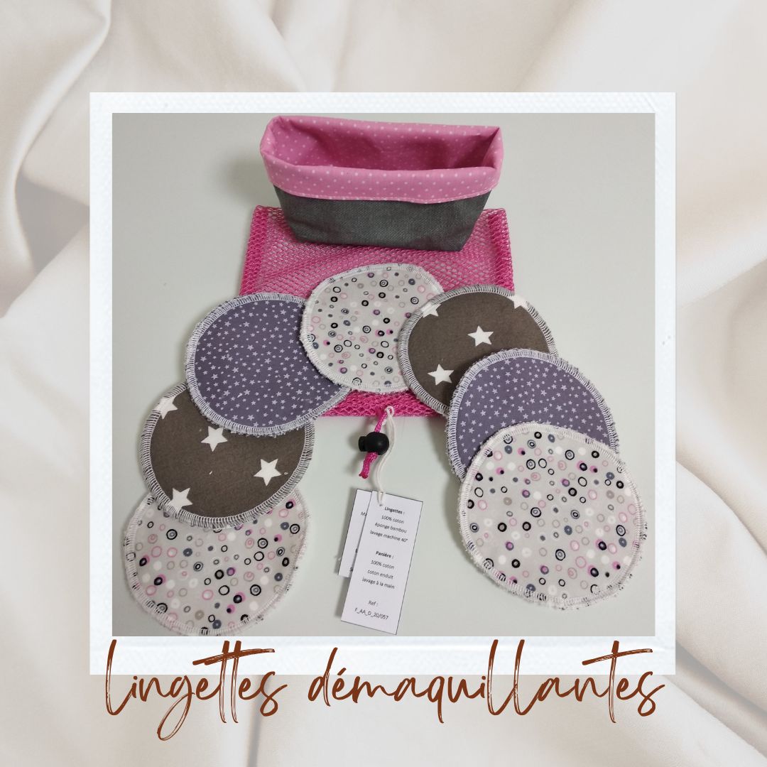 Lingette démaquillante rose3