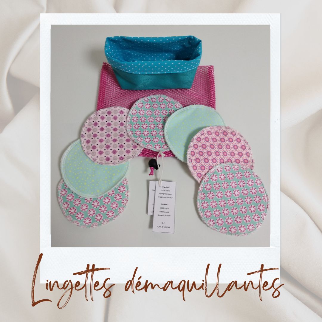 Lingette démaquillante rose5