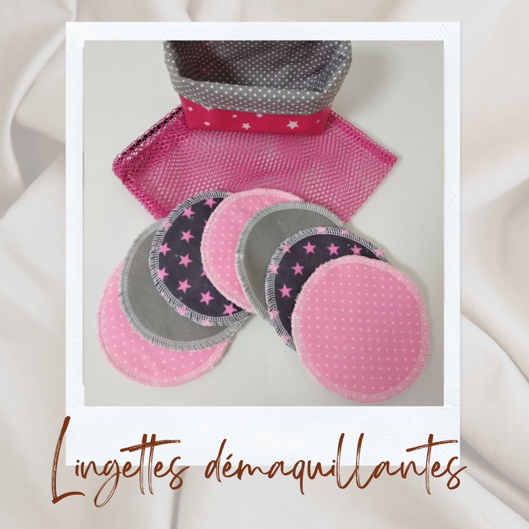 Lingette démaquillante rose6