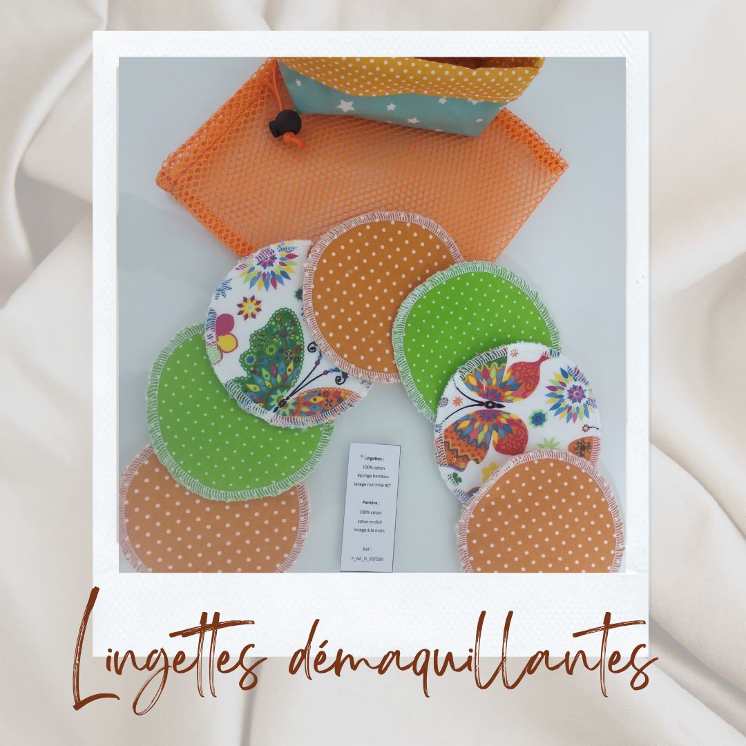 Lingette démaquillante orange1