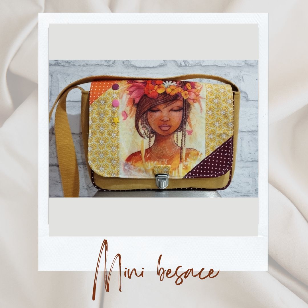 Sac besace mini mon soleil