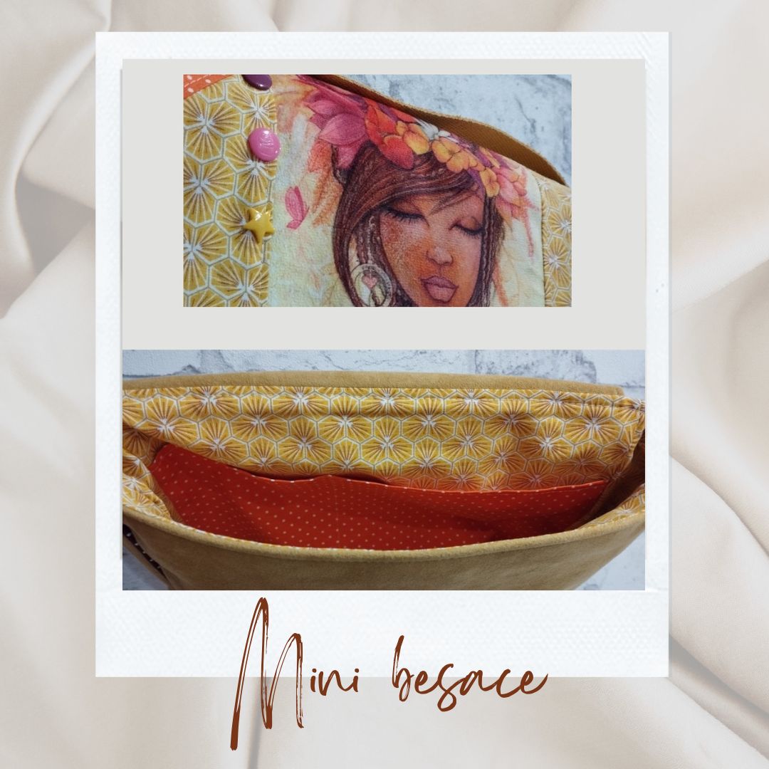 Sac besace mini mon soleil